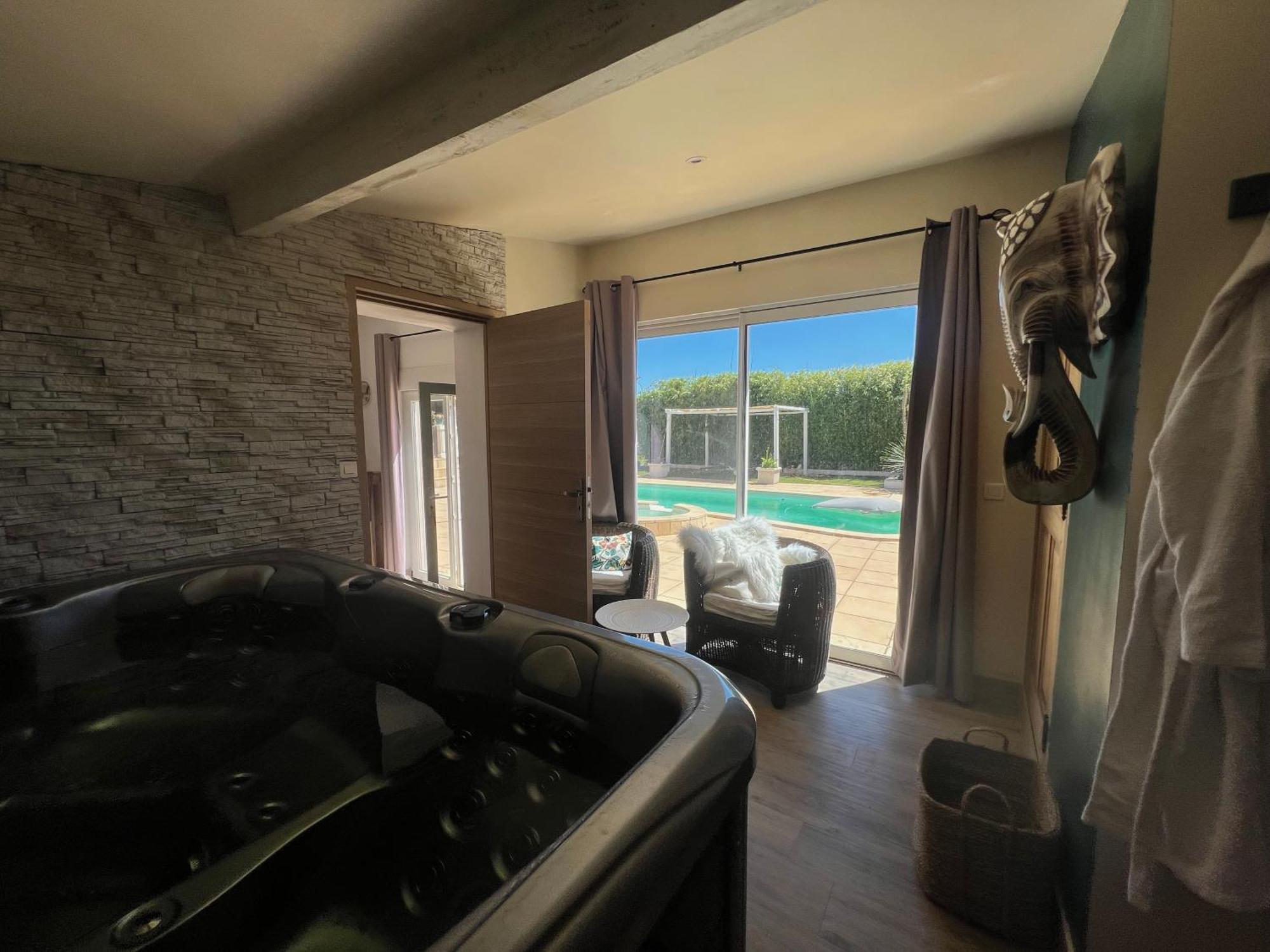 Bellegarde  Lecrin Chambre D'Hote Spa المظهر الخارجي الصورة